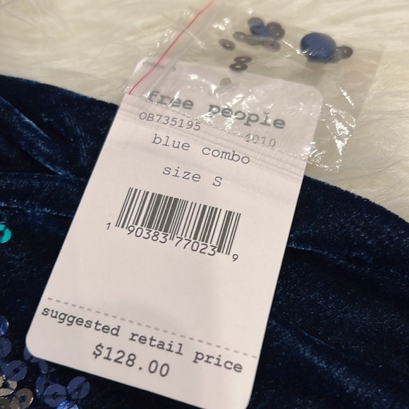 Free People Velvet/ Sequin Swing Dress/Tunic NWT - Picture 6 of 11